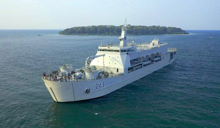 KASAL Inaugurates the Domestically Made KRI Teluk Calang-524 Transport Ship
